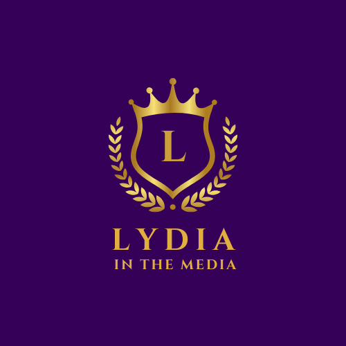 Lydia in the media logo